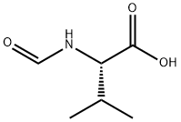 rac-(R*)-2-(ホルミルアミノ)-3-メチルブタン酸 化学構造式