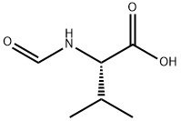 N-ホルミル-L-バリン 化学構造式