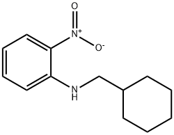 N-环己基甲基-邻硝基苯胺, 42896-86-6, 结构式