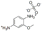 2-methoxybenzene-1,4-diammonium sulphate  Struktur