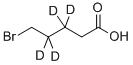 5-ブロモペンタン酸-3,3,4,4-D4 化学構造式