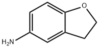 5-アミノ-2,3-ジヒドロベンゾ[B]フラン 化学構造式