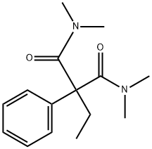 2-Ethyl-N,N,N',N'-tetramethyl-2-phenylpropanediamide Struktur