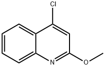 2-メトキシ-4-クロロキノリン 化学構造式