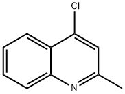 4-クロロ-2-メチルキノリン 化学構造式