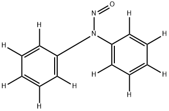 N-亚硝基二苯胺-D10, 42952-91-0, 结构式