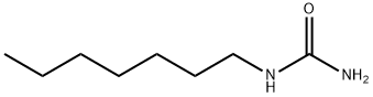 N-ヘプチル尿素 化学構造式