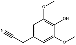 3,5-二甲氧基-4-羟基苯乙腈 结构式