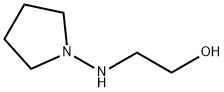 Ethanol, 2-(1-pyrrolidinylamino)- (9CI) Structure