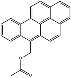 6-acetoxymethylbenzo(a)pyrene Struktur