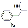 2-ブロモ-N,α-ジメチルベンゼンエタンアミン 化学構造式