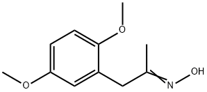 1-(2,5-ジメトキシフェニル)-2-プロパノンオキシム 化学構造式