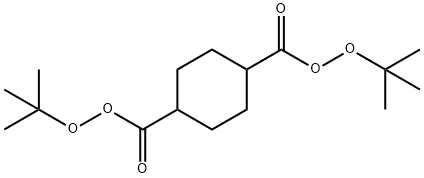 1,4-シクロヘキサンジペルオキシカルボン酸ビス(1,1-ジメチルエチル) 化学構造式
