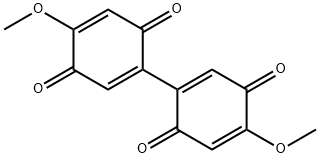 4,4'-dimethoxy[bi-1,4-cyclohexadien-1-yl]-3,3',6,6'-tetraone Structure