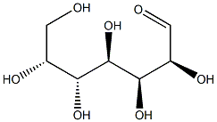 L-GLYCERO-D-マンノヘプトース 化学構造式