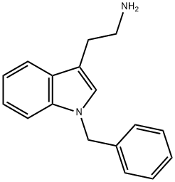 2-(1-苄基-1H-吲哚-3-基)-乙胺 结构式