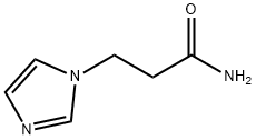 3-(1H-咪唑-1-基)丙酰胺, 43115-74-8, 结构式