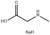 N-メチルグリシンナトリウム (約40%水溶液) 化学構造式