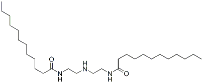 N,N'-[イミノビス(2,1-エタンジイル)]ビス(ドデカンアミド) 化学構造式