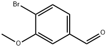 4-ブロモ-3-メトキシベンズアルデヒド 化学構造式