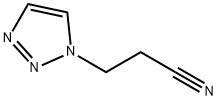 3-(1H-1,2,3-三唑-1-基)丙腈, 4320-92-7, 结构式
