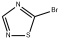 5-ブロモ-1,2,4-チアジアゾール 化学構造式