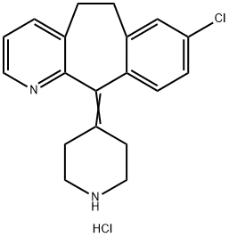 8-Chloro-6,11-dihydro-11-(1,2,3,6-tetrahydro-4-pyridinyl-5H-benzo[5,6]cyclohepta[1,2-b]pyridine Monohydrochloride Structure