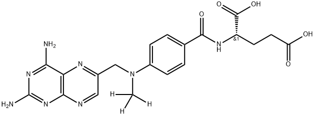 甲氨蝶呤D3 结构式