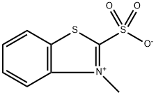 3-methyl-2-sulphonatobenzothiazolium 结构式