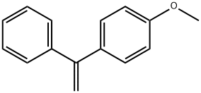 α-フェニル-4-メトキシスチレン 化学構造式