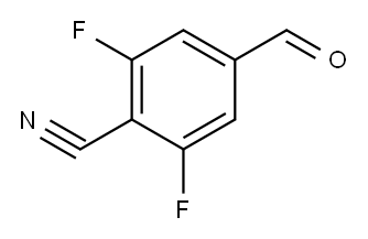 2,6-二氟-4-醛基苯氰, 433939-88-9, 结构式