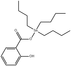 水杨酸三丁基锡 结构式