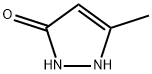 3-甲基-3-吡唑啉-5-酮, 4344-87-0, 结构式