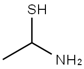 1-Aminoethanethiol Struktur