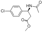 Methyl (S)-3-acetamido-3-(4-chlorophenyl)propanoate Struktur