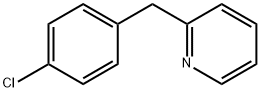 2-对氯苄基吡啶, 4350-41-8, 结构式