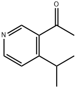 Ethanone, 1-[4-(1-methylethyl)-3-pyridinyl]- (9CI) Structure