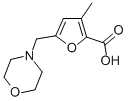 3-METHYL-5-MORPHOLIN-4-YLMETHYL-FURAN-2-CARBOXYLIC ACID Structure