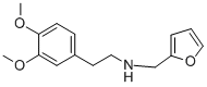 [2-(3,4-DIMETHOXY-PHENYL)-ETHYL]-FURAN-2-YLMETHYL-AMINE Structure