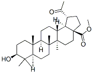 3β-ヒドロキシ-20-オキソ-30-ノルルパン-28-酸メチル 化学構造式