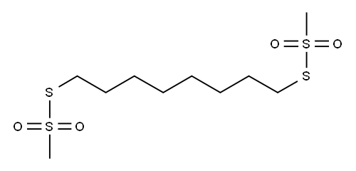 1,8-Octadiyl Bismethanethiosulfonate 结构式