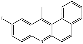 10-Fluoro-12-methylbenz[a]acridine Structure