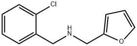 (2-CHLORO-BENZYL)-FURAN-2-YLMETHYL-AMINE Structure