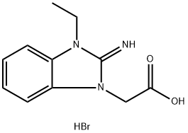 (3-ETHYL-2-IMINO-2,3-DIHYDRO-BENZOIMIDAZOL-1-YL)-ACETIC ACID Structure
