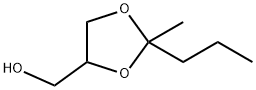 2-Methyl-2-propyl-1,3-dioxolane-4-methanol Struktur