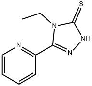 3H-1,2,4-Triazole-3-thione,4-ethyl-2,4-dihydro-5-(2-pyridinyl)-(9CI) Structure