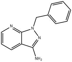1-benzyl-1H-pyrazolo[3,4-b]pyridin-3-ylamine Structure