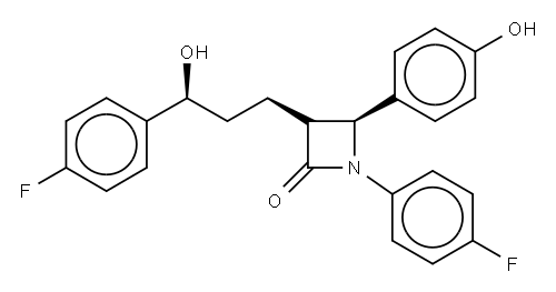 Ezetimibe-13C6 Structure