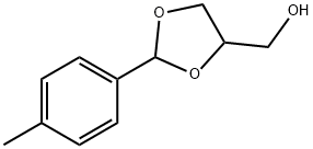 2-(4-メチルフェニル)-1,3-ジオキソラン-4-メタノール 化学構造式