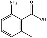 2-氨基-6-甲基苯甲酸 结构式